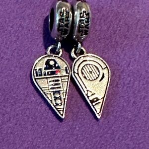 Star Wars Pandora style charm Italian silver